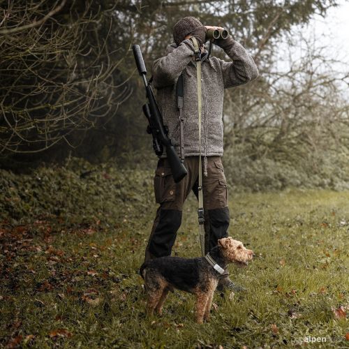 Wolljacke Max Naturbraun bei der Jagd